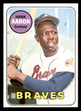 1969 Topps Baseball #100 Hank Aaron Braves EX+/EX-MT 539294