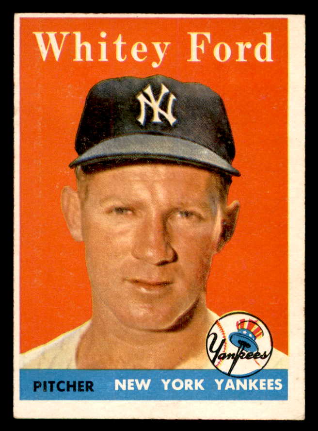 1958 Topps Baseball #320 Whitey Ford Yankees EX+/EX-MT 539306