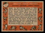 1958 Topps Baseball #351 Hank Aaron Eddie Mathews EX-MT 539310