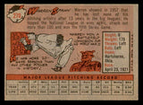 1958 Topps Baseball #270 Warren Spahn Braves EX+/EX-MT 539317