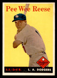 1958 Topps Baseball #375 Pee Wee Reese Dodgers EX-MT 539322