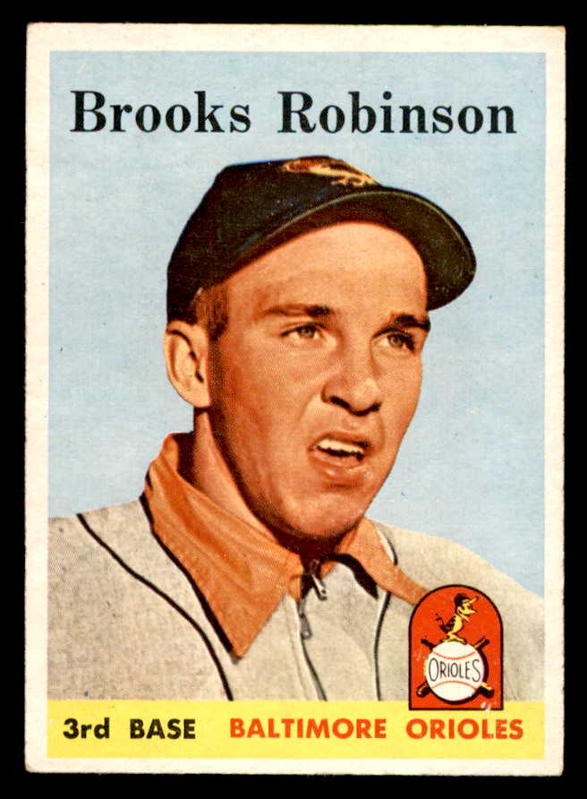 1958 Topps Baseball #307 Brooks Robinson Orioles EX+/EX-MT 539323