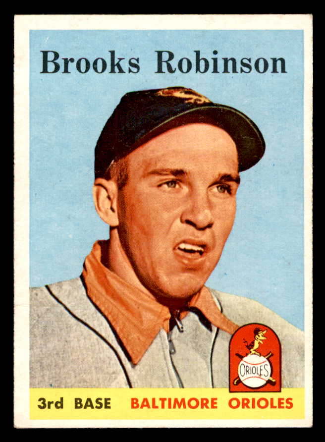 1958 Topps Baseball #307 Brooks Robinson Orioles EX-MT 539324