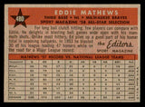 1958 Topps Baseball #480 Eddie Mathews A.S. Braves EX-MT 539330