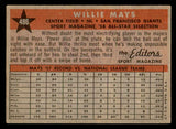 1958 Topps Baseball #486 Willie Mays A.S. Giants EX 539335