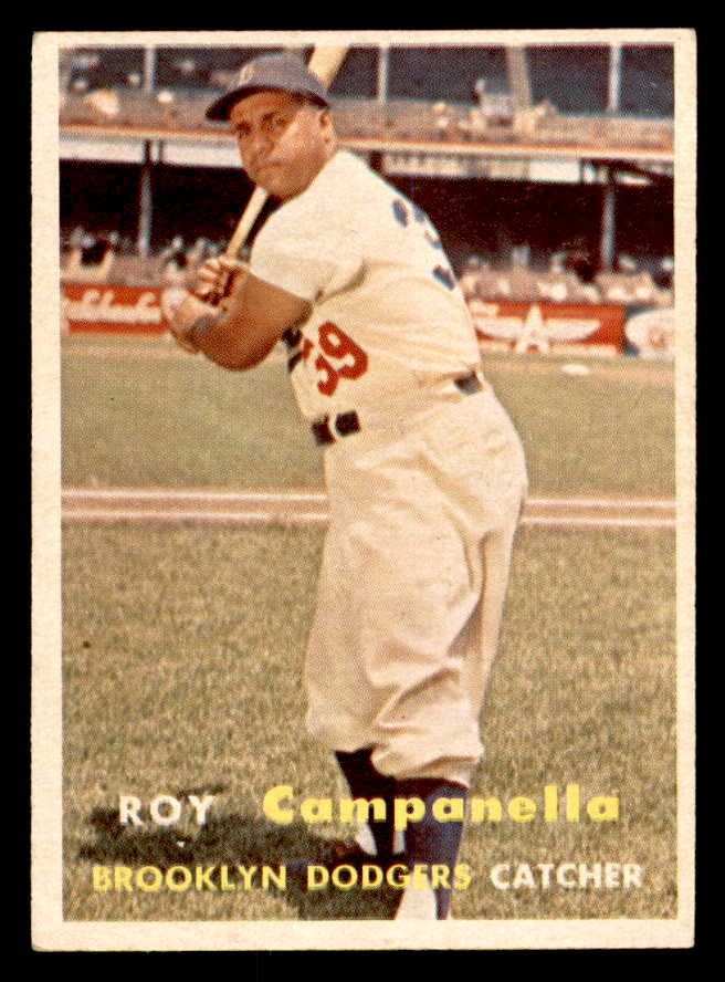 1957 Topps Baseball #210 Roy Campanella Dodgers EX 539337