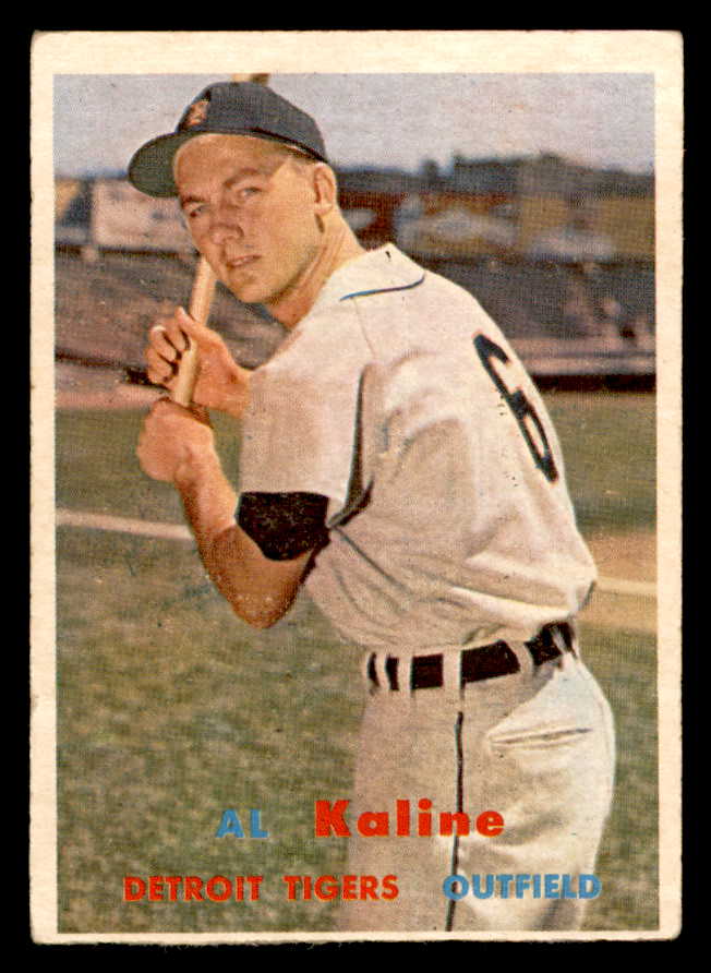 1957 Topps Baseball #125 Al Kaline Tigers EX 539338