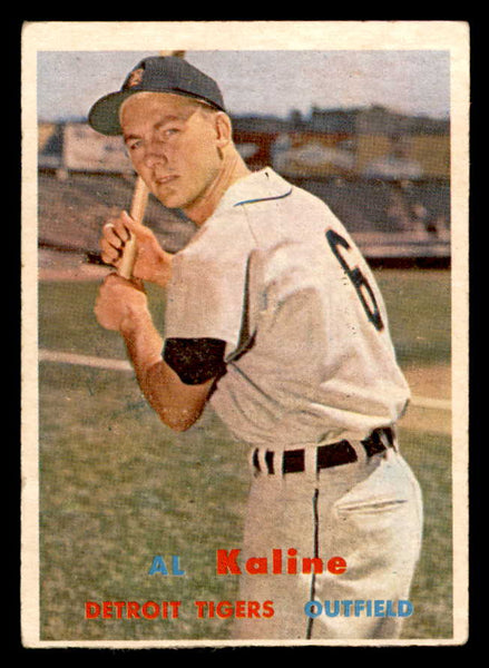 1957 Topps Baseball #125 Al Kaline Tigers EX 539338