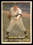 1957 Topps Baseball #025 Whitey Ford Yankees EX-MT 539340
