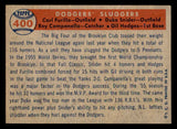 1957 Topps Baseball #400 Roy Campanella Duke Snider Gil Hodges EX+/EX-MT 539347