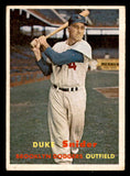 1957 Topps Baseball #170 Duke Snider Dodgers EX 539349