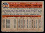 1957 Topps Baseball #170 Duke Snider Dodgers EX 539349