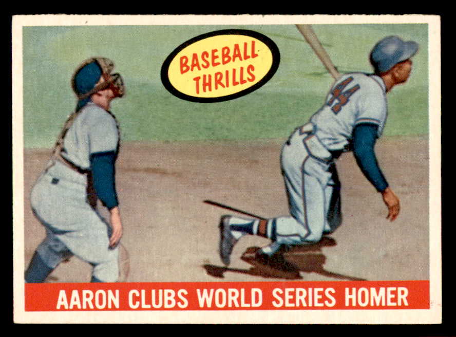 1959 Topps Baseball #467 Hank Aaron IA Braves EX-MT 539350