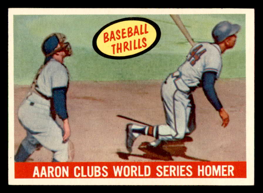1959 Topps Baseball #467 Hank Aaron IA Braves EX-MT 539351