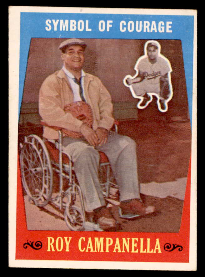 1959 Topps Baseball #550 Roy Campanella Dodgers EX 539353