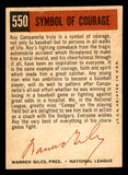 1959 Topps Baseball #550 Roy Campanella Dodgers EX 539353