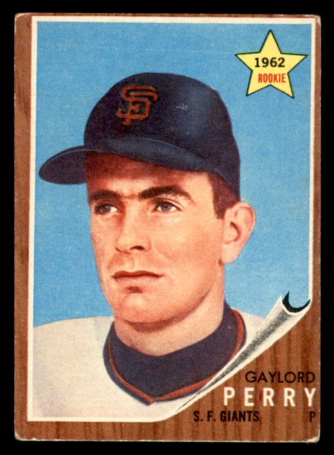 1962 Topps Baseball #199 Gaylord Perry Giants VG-EX 539356