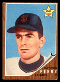 1962 Topps Baseball #199 Gaylord Perry Giants VG-EX 539356