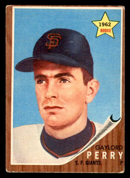 1962 Topps Baseball #199 Gaylord Perry Giants VG-EX 539356