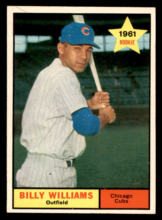 1961 Topps Baseball #141 Billy Williams Cubs EX 539361