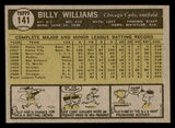 1961 Topps Baseball #141 Billy Williams Cubs EX 539361