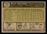 1961 Topps Baseball #141 Billy Williams Cubs EX-MT 539366