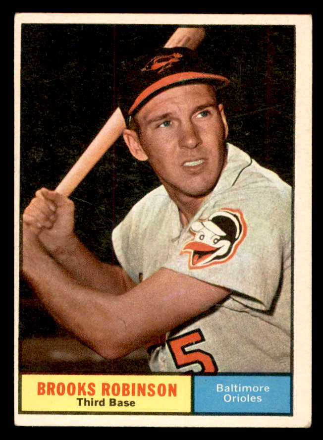 1961 Topps Baseball #010 Brooks Robinson Orioles EX-MT 539370