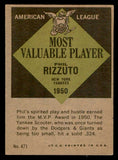 1961 Topps Baseball #471 Phil Rizzuto MVP Yankees EX+/EX-MT 539371