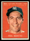 1961 Topps Baseball #471 Phil Rizzuto MVP Yankees EX-MT 539372