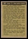 1961 Topps Baseball #307 World Series Game 2 Mickey Mantle EX-MT 539379