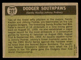 1961 Topps Baseball #207 Sandy Koufax Johnny Podres VG-EX 539384