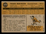 1960 Topps Baseball #490 Frank Robinson Reds VG-EX 539395
