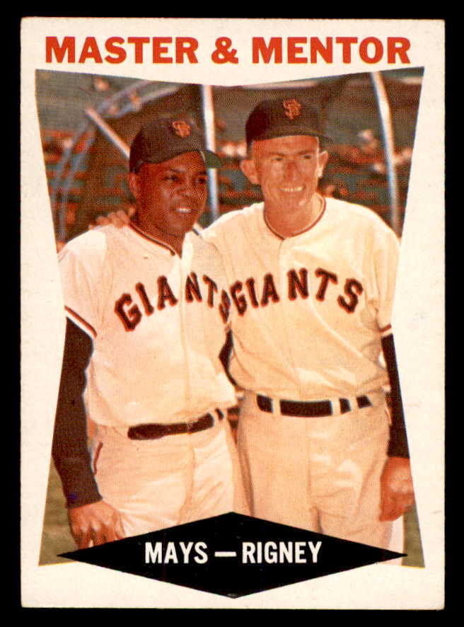 1960 Topps Baseball #007 Willie Mays Bill Rigney VG-EX 539399