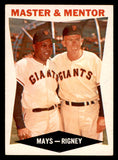 1960 Topps Baseball #007 Willie Mays Bill Rigney VG-EX 539399