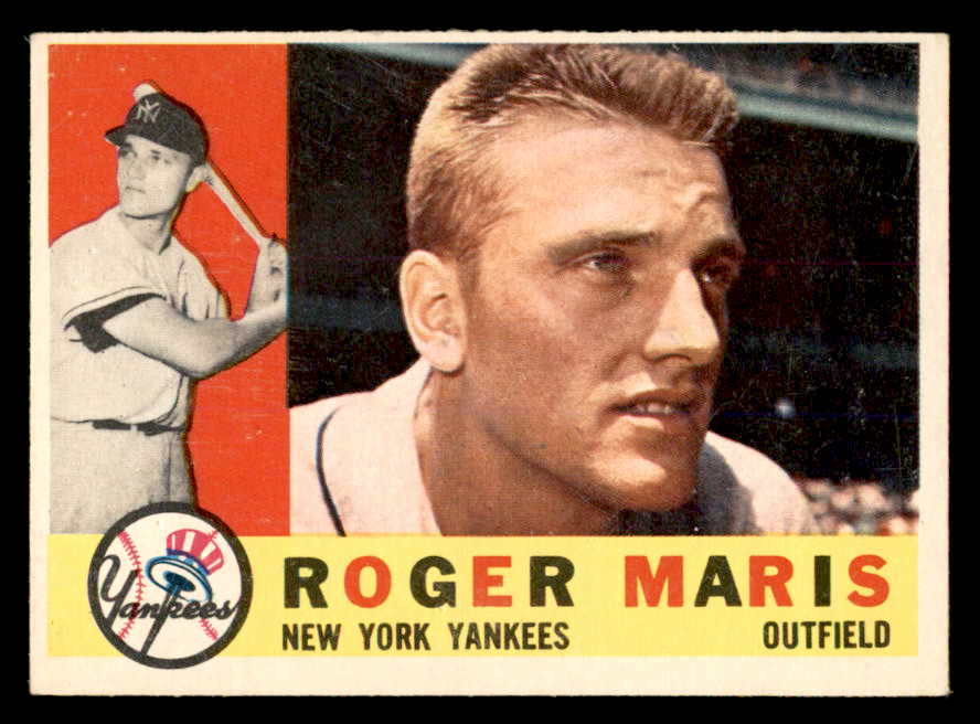 1960 Topps Baseball #377 Roger Maris Yankees EX-MT 539400