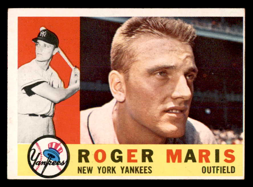1960 Topps Baseball #377 Roger Maris Yankees EX-MT 539401