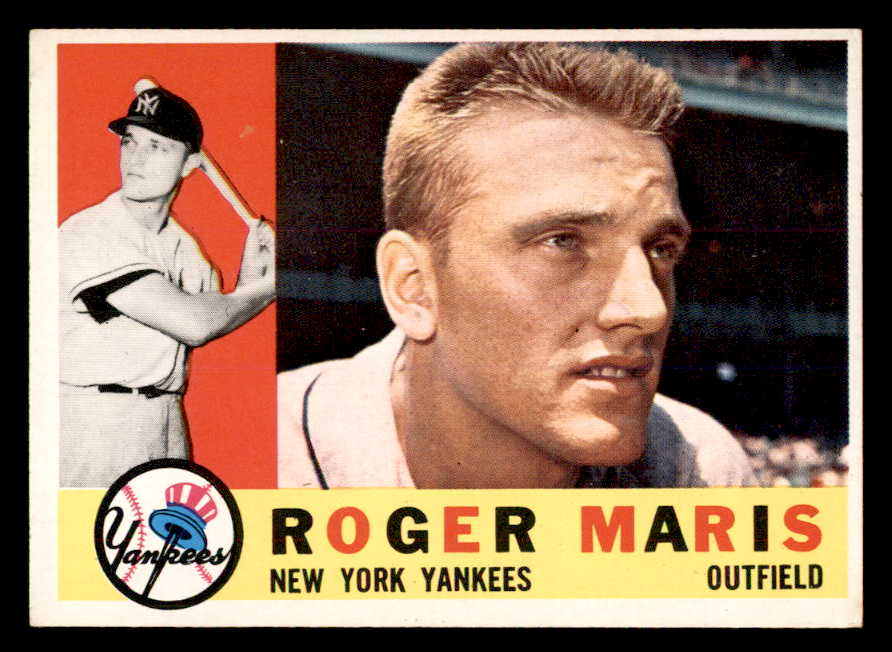 1960 Topps Baseball #377 Roger Maris Yankees EX-MT 539402