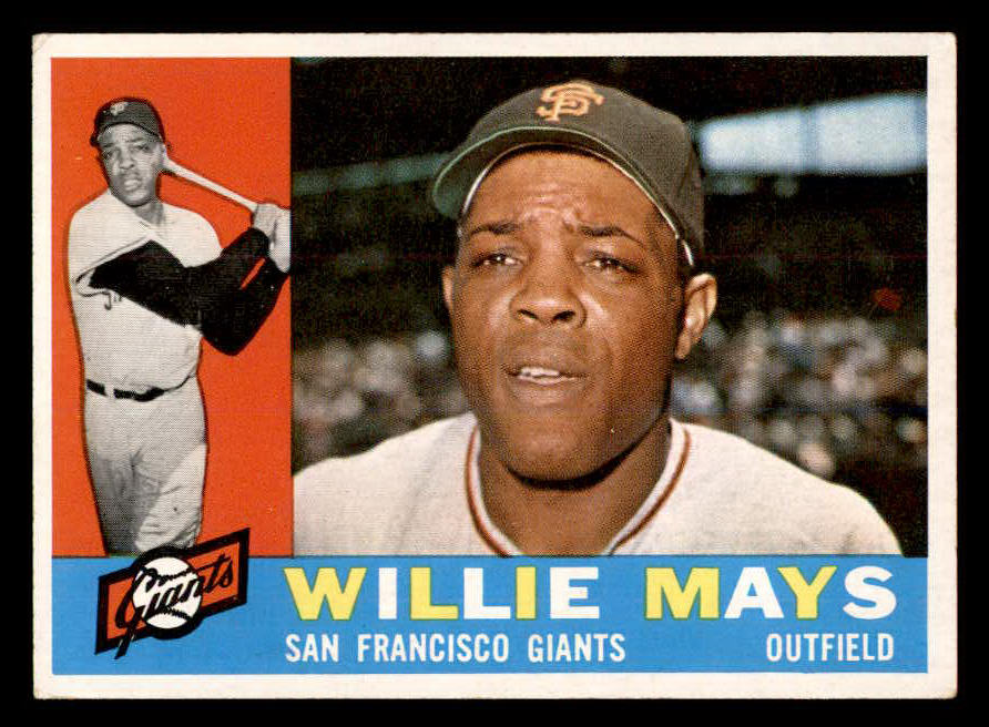 1960 Topps Baseball #200 Willie Mays Giants VG-EX 539404