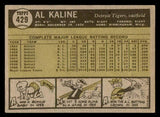1961 Topps Baseball #429 Al Kaline Tigers EX-MT 539410