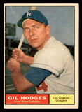 1961 Topps Baseball #460 Gil Hodges Dodgers EX 539411