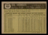 1961 Topps Baseball #460 Gil Hodges Dodgers EX 539411
