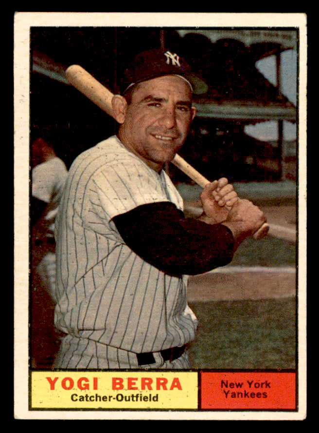 1961 Topps Baseball #425 Yogi Berra Yankees EX 539413