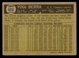 1961 Topps Baseball #425 Yogi Berra Yankees VG-EX 539414