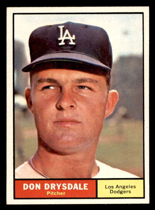 1961 Topps Baseball #260 Don Drysdale Dodgers EX-MT 539418