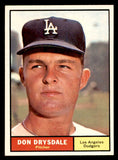 1961 Topps Baseball #260 Don Drysdale Dodgers EX-MT 539418