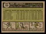 1961 Topps Baseball #260 Don Drysdale Dodgers EX-MT 539418