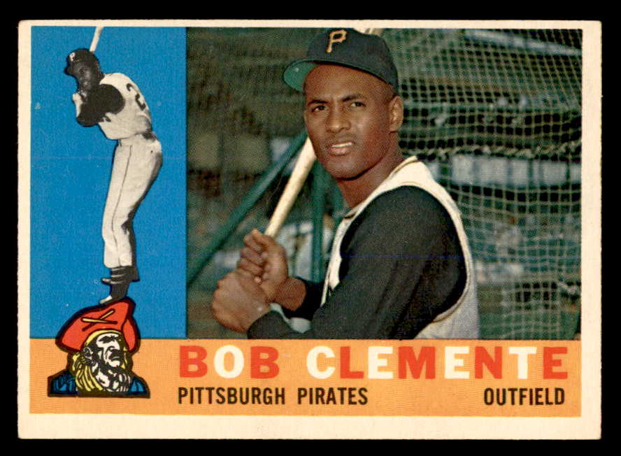 1960 Topps Baseball #326 Roberto Clemente Pirates VG-EX 539422