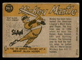 1960 Topps Baseball #563 Mickey Mantle A.S. Yankees VG-EX 539426