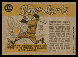 1960 Topps Baseball #565 Roger Maris A.S. Yankees VG-EX 539427