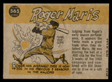 1960 Topps Baseball #565 Roger Maris A.S. Yankees EX-MT 539429
